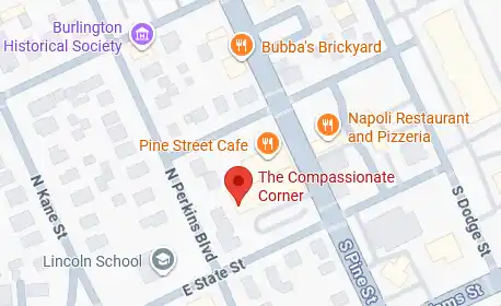 Compassionate Corner location map